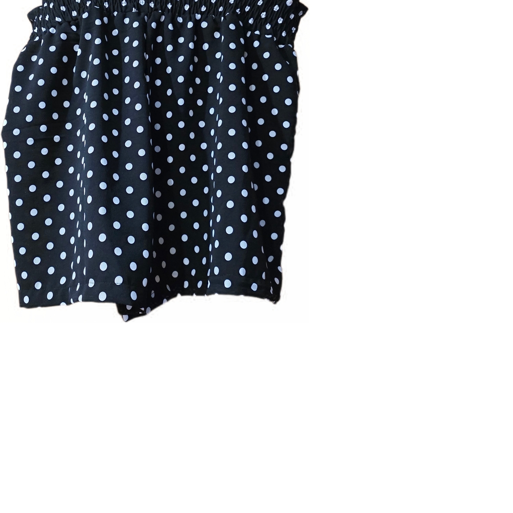Polka Dot High Waist Shorts - Picture 3 of 3